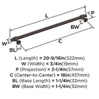 Open Box - Amerock BP54066ORB - Pulls Cabinet Hardware