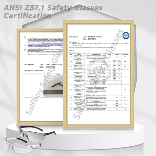 Salfboy Bulk Safety Glasses for Men Women, Clear - color: 100 Mix