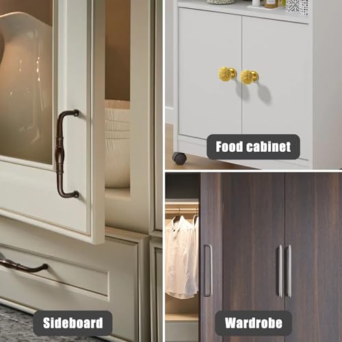 110-Degree Cabinet Door Hinges - Replacement for Blum Compact 33 Self-Closing Hinges, Adjustable Screw-On Design for Open-Side/Standard Cabinets, Soft-Close Durable Steel (Sliver, 2 Pack) - size: 2 Pack