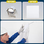 Sosation 6 Pack Ceiling Cover Plate Wall Hole Cover, White, 14 Inch - color: White, size: 14 Inch