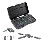 Asnish 24 in1 Magnetic Screwdriver Set Mini Precision Screwdriver Set - color: Black-gray, size: 24 In 1