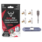 Bullfix Drywall Anchor Repair Kit - Heavy Duty, Holds 255lbs - 4 Pack
