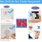 YEYA No Drill Furniture Wall Anchor 4 Pack - size: Standard 4P