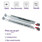 Undermount Soft Close Drawer Slides 21 Inch 6 Pairs Full Extension - size: 21 Inch