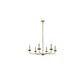 Open Box - Elegant Lighting LD812D36BRK - Chandeliers Indoor Lighting