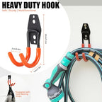 Heavy Duty Garage Storage Hooks 2 Pack Garage Tool Organizer Wall Mount - size: One Size