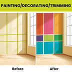TAPEBEAR Green Painters Tape with Dispenser 21-Days Clean Removal