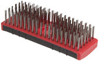Red Devil 4166 7-Inch Soft Grip Stainless Steel Scrub Brush - size: 7 inches