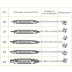 6Pcs Screw Extractor Set,Multi-Function Repair Tool Kit Tools Gadgets for Men Extractor Kit Electronics Household Home Repair - color: Style 6