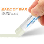 HARFINGTON 5pcs Wood Filler Sticks Wooden Wax Touch Up Furniture Repair Crayons for Scratch Hole Wood, Cream White - color: Cream White