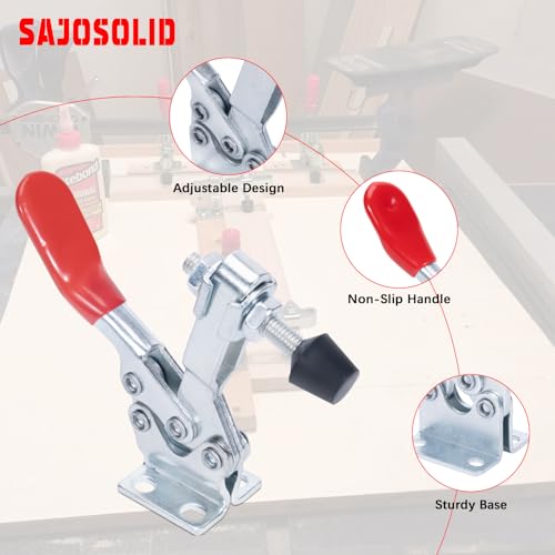 4 PK 225D Quick Release Horizontal Toggle Clamps for Woodworking - style: 225D,1PK