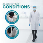 Waterproof Shoe Covers – Non-Slip, Disposable CPE Boot Covers, Black, 100 Pack - style: Black Bag of 100