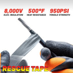 Bond It Rescue Tape, Self-Fusing Silicone Repair Tape, 1 in x 12 ft, White - color: White, size: 1" x 12' x 20mil