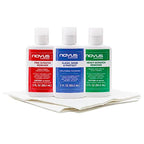 NOVUS-PK1-2 | Plastic Clean & Shine #1, Fine Scratch Remover #2, Heavy Scratch Remover #3 and Polish Mates Pack | 2 Ounce Bottles - size: 2 Ounce