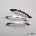 Alzassbg Brushed Satin Nickel Cabinet Pulls and Handles 10 Pack, AL3028SN - color: Brushed Satin Nickel, size: 6-1/4" Hole Center