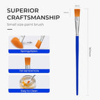 Smallbudi 168 PCS Small Paint Brushes Bulk, Flat Tip Acrylic Paint Brushes - size: 168 Flat Brushes
