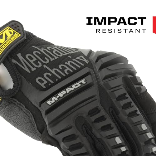 Mechanix Wear M-Pact Touchscreen Work Gloves, X-Large, Black - color: Black/Grey, size: X-Large