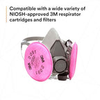 3M Half Facepiece Reusable Respirator Assembly Kit 6391, Large, 1 Kit