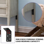20Pcs Corner Braces,3x3x1.5 Black L Brackets,Right Angle Bracket - size: 3X3X1.5''