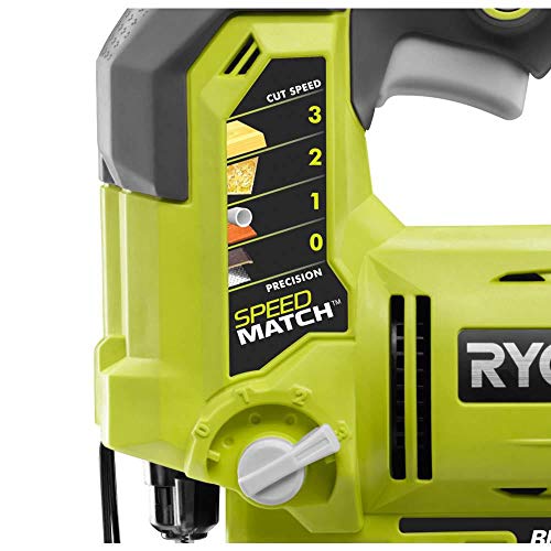 RYOBI P5231-P163 18-Volt ONE+ Cordless Orbital Jig Saw with 2.0 Ah Battery and Charger Kit