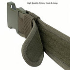 Security EMS EMT Firefighters Work Belt 2" Wide Camping Hiking Utility Tool Belt Airsoft Paintball Gear Holster Belt - color: Green(2 Inch Width), size: X-Large