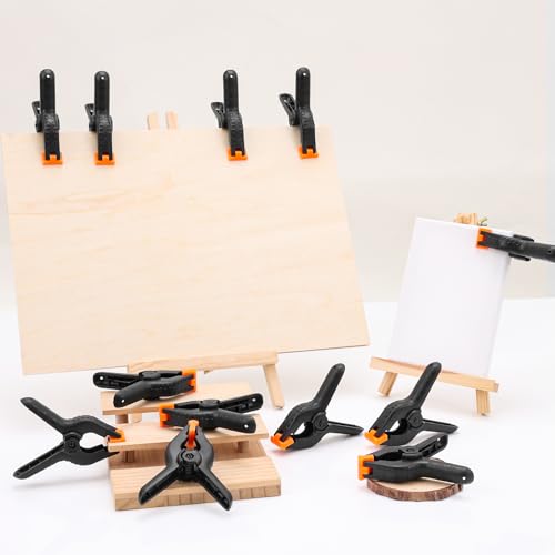 40 Pack 4.5 inch Plastic Spring Clamps, Backdrop Clips - size: 4.5in-40P
