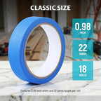 Lichamp 1 inch Blue Painters Tape Blue Masking Paper