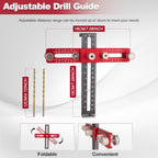 Cabinet Hardware Jig Template Tool for Handles Pulls and Drawers