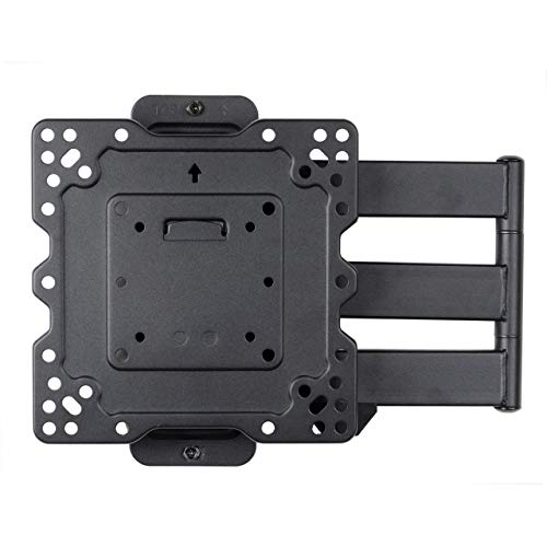 VideoSecu ML531BE2 TV Wall Mount kit with Free Magnetic Stud Finder and HDMI Cable for Most 26-55 TV and New LED UHD TV up to 60 inch 400x400 Full Motion with 20 inch Articulating Arm WT8 (Pack of 2) - size: 25"-55" (Pack of 2)