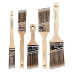 Vermeer Angled Paint Brushes, 1-2.5 Inch Paint Brush Set for Trim, 5 Pc