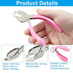 Handheld Staple Removers, Blue & Pink, 2Pcs - color: Blue & Pink