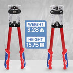 iCrimp Cable Lug Crimping Tool for Heavy Duty Wire Lugs AWG 8-1/0