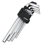 HAUTMEC Metric Allen Wrenches Sets, 9PCS L Shape Hex Key Set, CR-V Steel Allen Key Set, 1.5-10mm, Precise and Chamfered Tips, HT0221-SS - style: 9PCS(Metric Hex Keys)