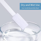 Lumkew Crevice Cleaning Brushes Tool for Tiny Small Spaces, 60Pcs, White - color: White