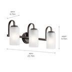 Open Box - Kichler 55087NI - Bathroom Fixtures Indoor Lighting