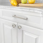 Asidrama 10 Pack 5 Inch(128mm) Brushed Satin Nickel Cabinet Pulls Knurled Kitchen Cabinet Handles, Cabinet Pulls Kitchen Cabinet Hardware for Cupboard Drawer Pulls - color: Brushed Satin Nickel, size: 5" Hole Center, style: 10 Pack