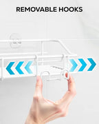 Nieifi Shower Caddy Adhesive, Shower Shelves, Shampoo Holder for Bathroom - color: White, size: 3 Pack