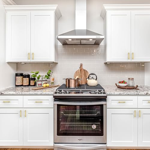 9BUILD 10 Pack 3 Inch Brushed Gold Cabinet Pulls,Kitchen Hardware - color: Brushed Gold, size: 3"/76MM Hole Center