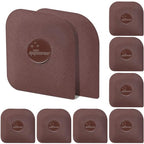 Pan Scraper, 10 Pcs Plastic, Non Scratch for Cast Iron, Pot and Pan Cleaning, Sturdy Scraper Kitchen Tool - color: Brown, size: 10 Pcs