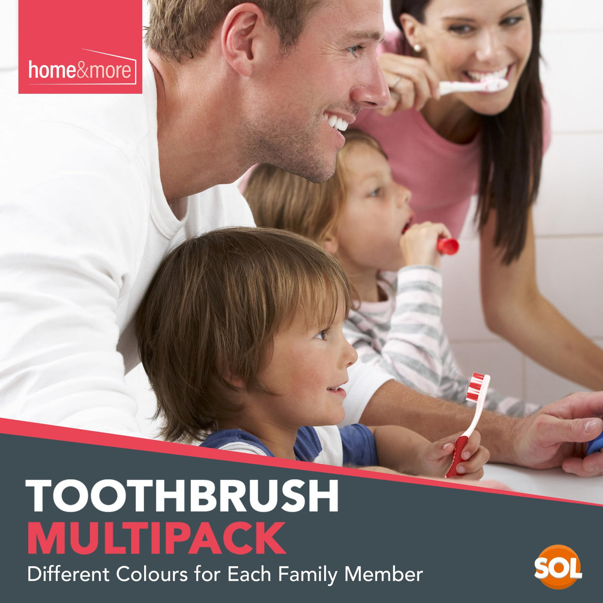 Toothbrushes | Soft Bristle Manual Dental Care Pack | 8 Pack