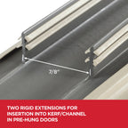 36 in. Beige Vinyl Concealed Kerf/Channel Fit Under Door Seal