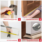 36 in. Beige Vinyl Concealed Kerf/Channel Fit Under Door Seal