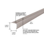 1-1/8 In. X 1-1/8 In. Aluminum Stair Edging