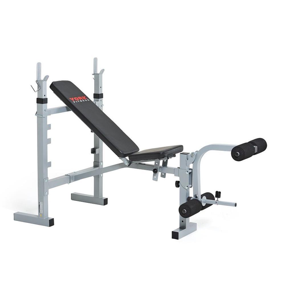 York 530 Heavy Duty Multi-Function Barbell Bench