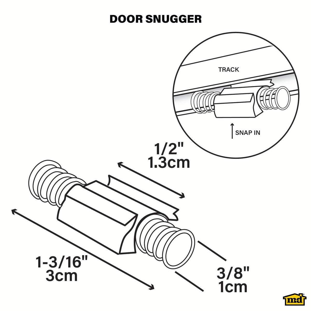 Door Snugger for Bi-fold Doors