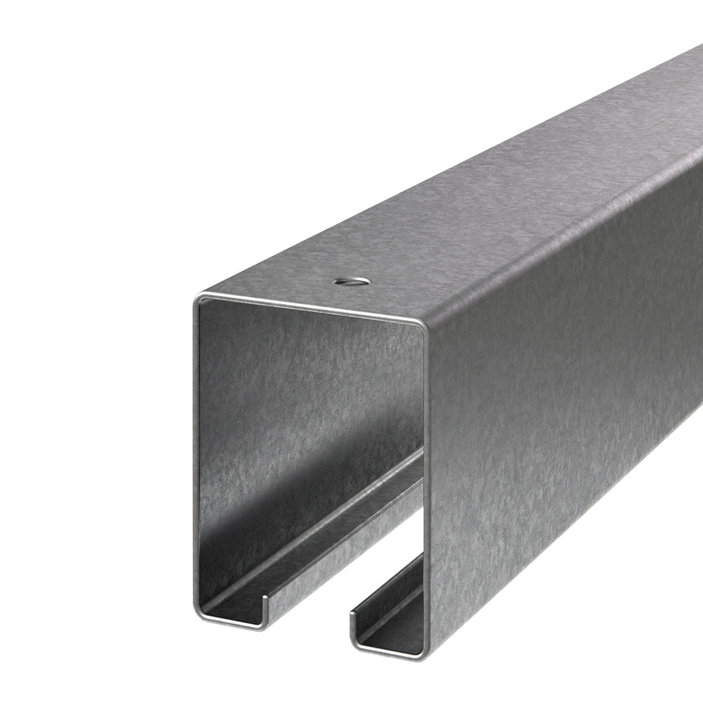 Heavy-Duty Box Rail for Exterior Barn Doors