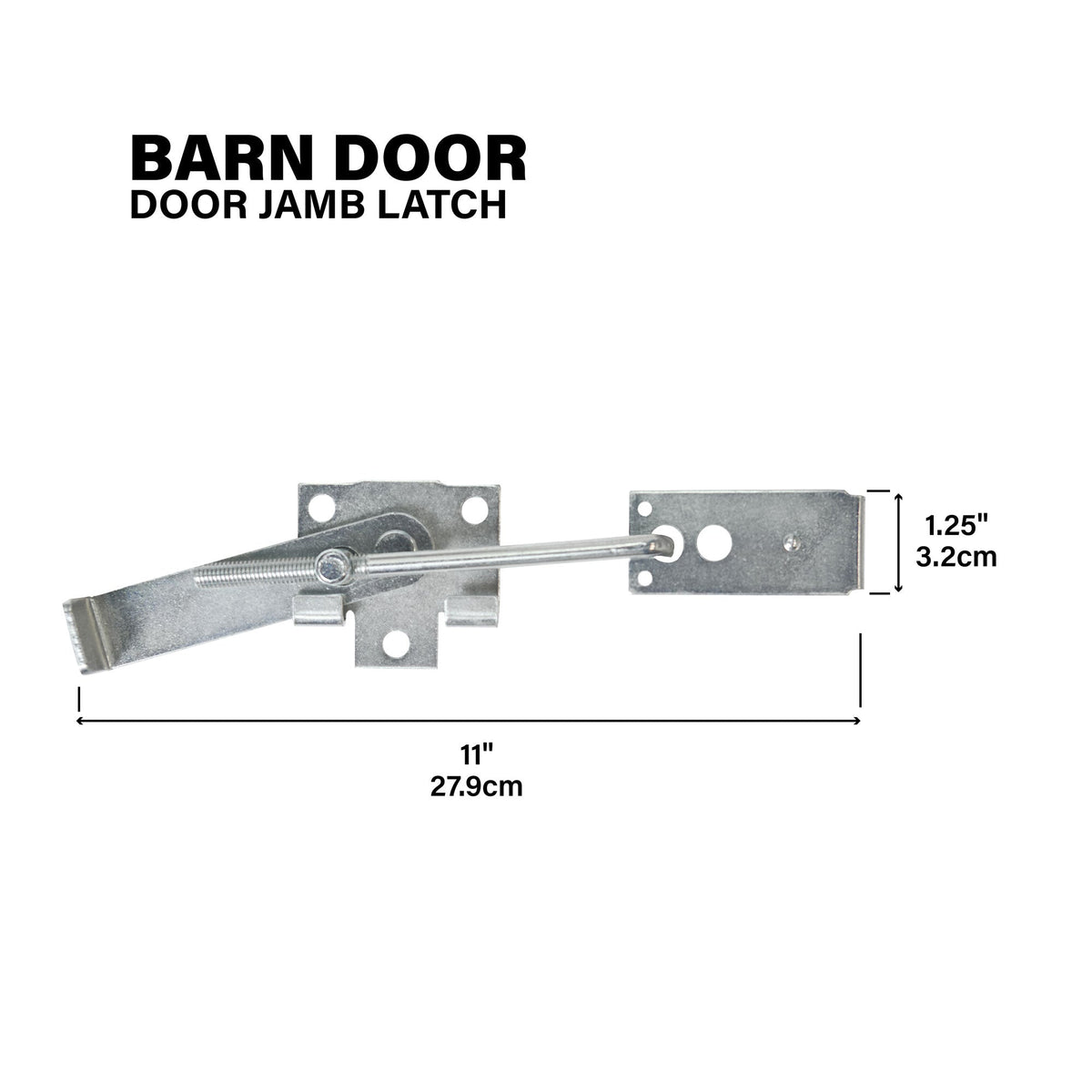 Heavy-Duty Door Latch for Exterior Barn Doors
