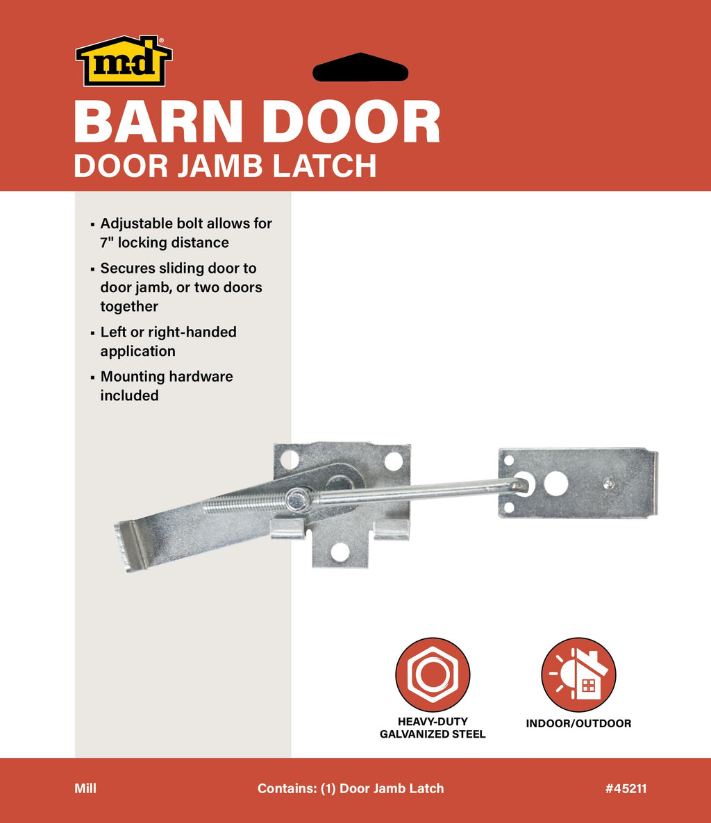 Heavy-Duty Door Latch for Exterior Barn Doors