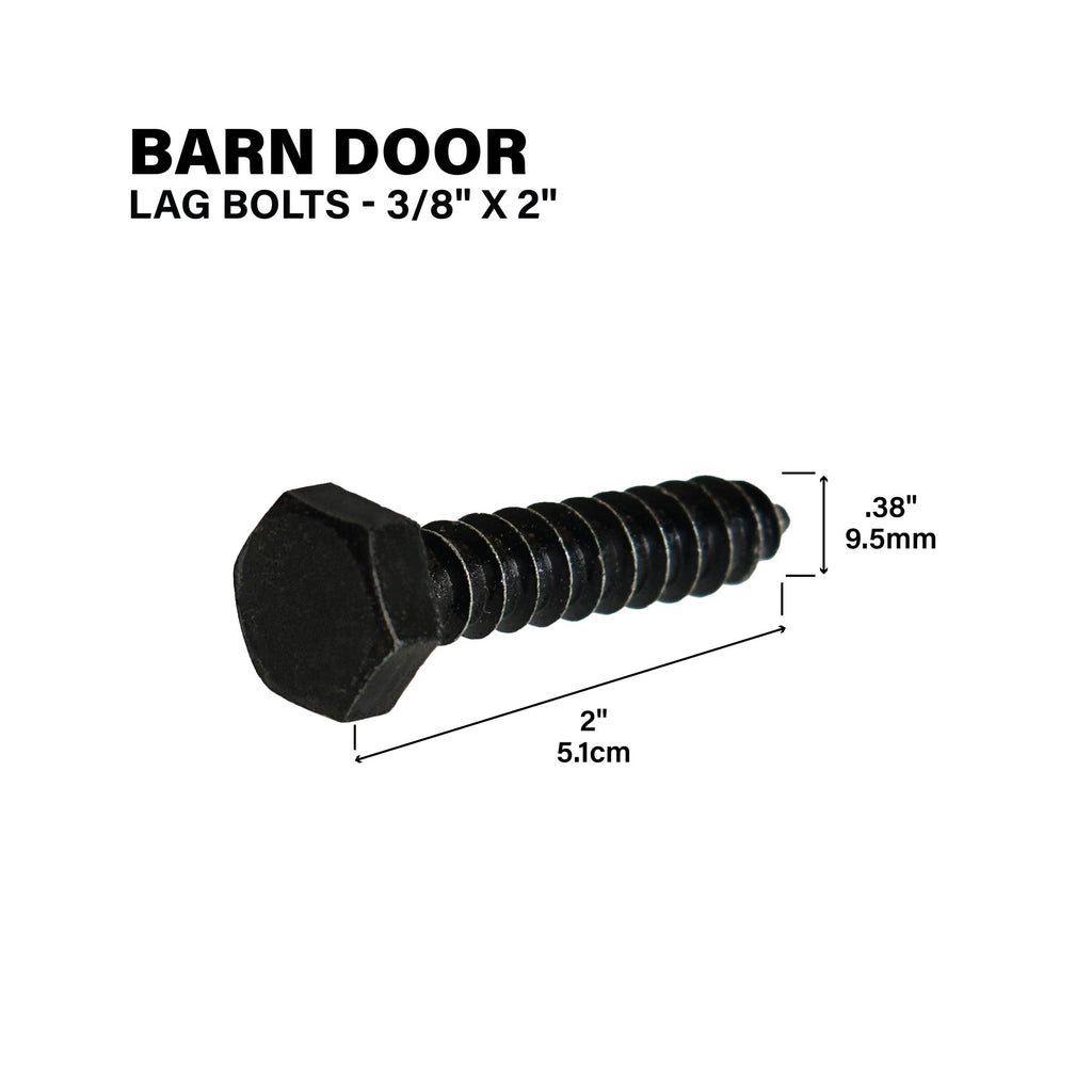 Lag Bolts for Exterior Barn Doors