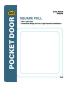 Square Pull for Pocket Doors